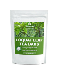 Té de Hoja de Níspero 100% Natural HOLFLYING 40 Bolsitas