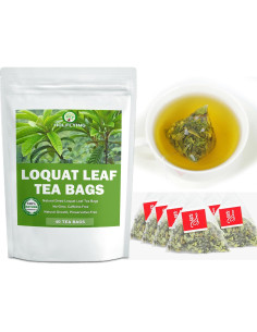 Té de Hoja de Níspero 100% Natural HOLFLYING 40 Bolsitas 2