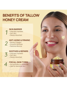 Bálsamo Hidratante Elrisme con Sebo y Miel 65g - Piel Sensible 2