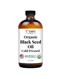 Aceite de Semilla Negra Orgánico C Care 236.6 ml Prensado en Frío