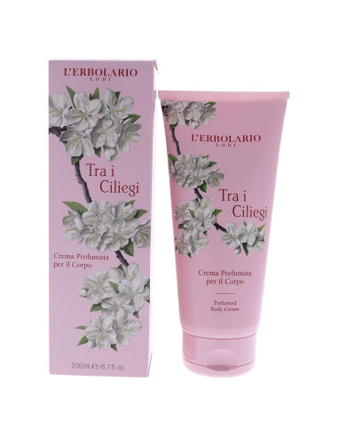 Crema Corporal L'Erbolario Tra i Ciliegi 190 g - Hidratante con Cereza