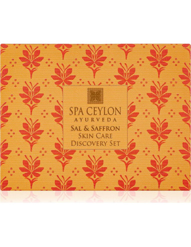 Set de Cuidado Facial Spa Ceylon con Sal y Azafrán 250g