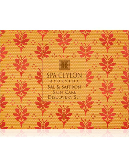 Set de Cuidado Facial Spa Ceylon con Sal y Azafrán 250g