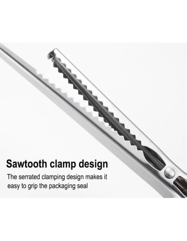 Cucharón de Café y Clips para Bolsas AKOAK - Acero Inoxidable