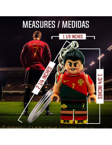 Llavero Personalizado Cristiano Ronaldo Camiseta Portugal 2022