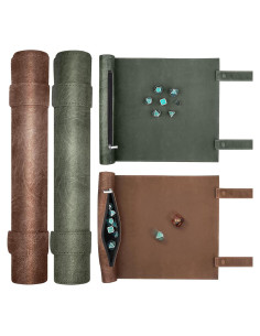 Tapete Magnético para Dados SIQUK 2 Piezas Verde Camello