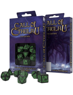Conjunto de Dados RPG Q WORKSHOP Llamada de Cthulhu 7 Piezas 2