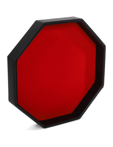 Bandeja Octagonal para Lanzar Dados Noamus 29.2 cm Rojo