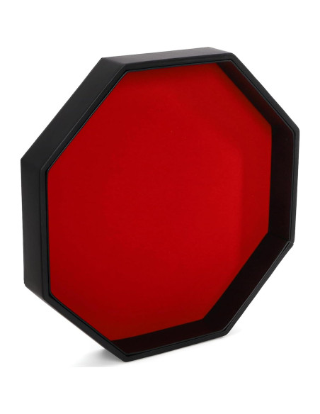 Bandeja Octagonal para Lanzar Dados Noamus 29.2 cm Rojo