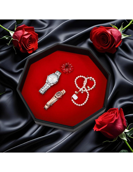 Bandeja Octagonal para Lanzar Dados Noamus 29.2 cm Rojo