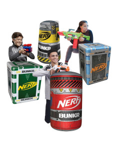 Bunkers Inflables NERF BUNKR - Paquete de 4 Barricadas