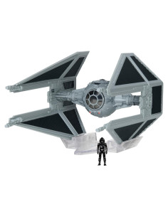 Caza TIE Interceptor Star Wars Jazwares 17x8.9x18cm