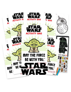 Set de Fiesta Star Wars Yoda 8 Piezas - Libros y Stickers