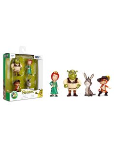 Figuras Coleccionables Shrek Jada Toys 4-Pack Metal 6.35 cm