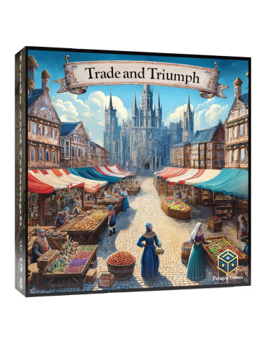 Juego de Mesa Comercio y Triunfo - Paragon Games - Estrategia Medieval