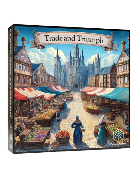 Juego de Mesa Comercio y Triunfo - Paragon Games - Estrategia Medieval