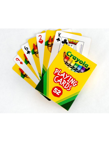 Baraja de Cartas de Juego Crayola Springbok - Colores Vibrantes