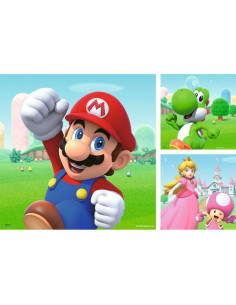 Puzzle Infantil Ravensburger Super Mario 3x49 Piezas 21x21cm 2