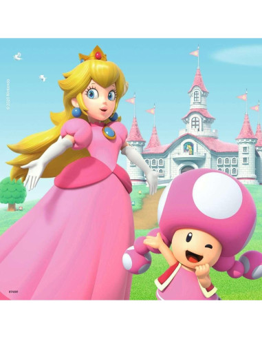 Puzzle Infantil Ravensburger Super Mario 3x49 Piezas 21x21cm