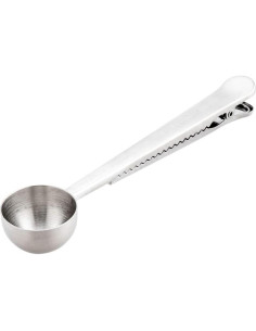 Cuchara Medidora de Café Restaurantware 1 Cucharada Acero Inoxidable 2