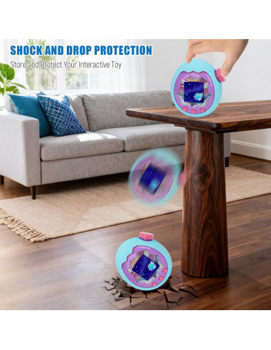 Funda de Silicona YouKnow para Tamagotchi Paradise Azul 3 en 1