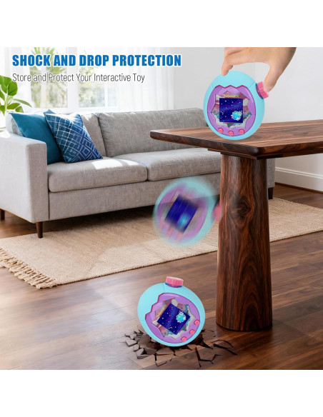 Funda de Silicona YouKnow para Tamagotchi Paradise Azul 3 en 1