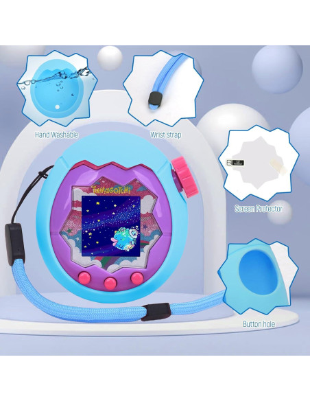 Funda de Silicona YouKnow para Tamagotchi Paradise Azul 3 en 1