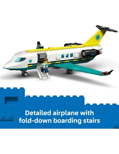 LEGO City Ambulancia Aérea de Emergencia 60465 - Juguete 403 Piezas