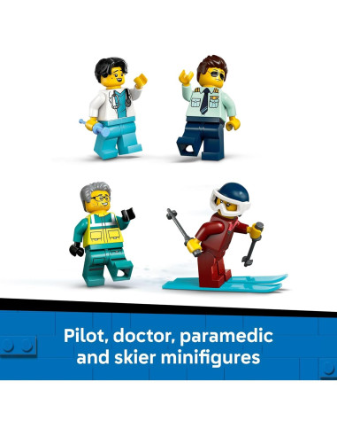 LEGO City Ambulancia Aérea de Emergencia 60465 - Juguete 403 Piezas