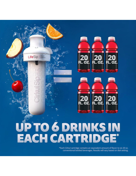 Botella de Agua Cirkul 22oz (650ml) + 2 Cartuchos Sabor Botella de Agua Cirkul 22oz (650ml) + 2 Cartuchos Sabor