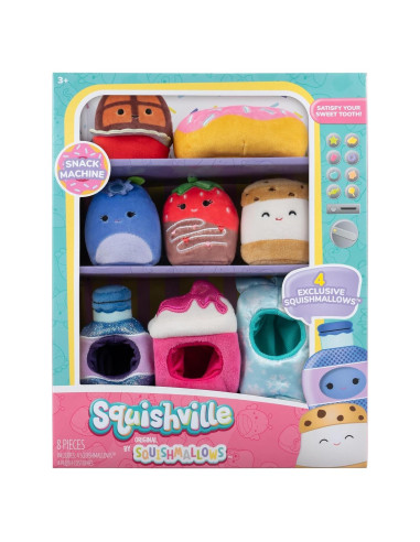 Paquete de Accesorios Squishville - 4 Squishmallows 5 cm