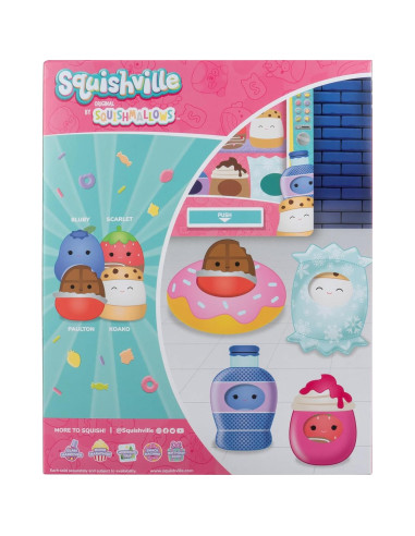 Paquete de Accesorios Squishville - 4 Squishmallows 5 cm