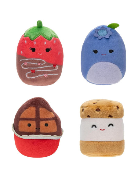 Paquete de Accesorios Squishville - 4 Squishmallows 5 cm