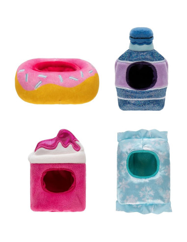 Paquete de Accesorios Squishville - 4 Squishmallows 5 cm