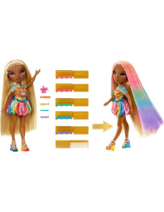 Tiza para el cabello Rainbow High Meline 11" - Kit de estilizado 2