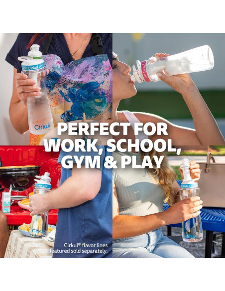 Botella de Agua Cirkul 22oz (650ml) + 2 Cartuchos Sabor Botella de Agua Cirkul 22oz (650ml) + 2 Cartuchos Sabor