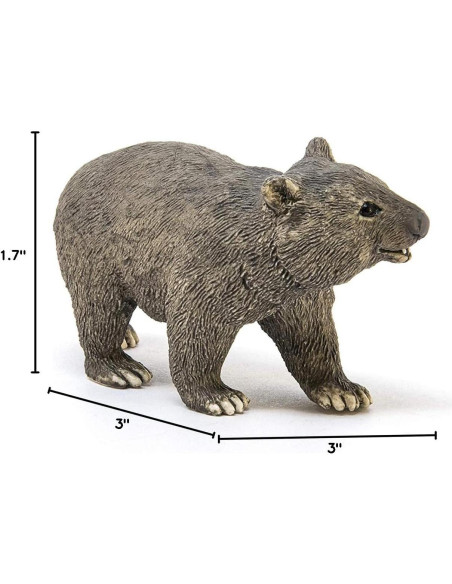 Figura de Juguete Wombat Schleich - Vida Salvaje 7.6x4.3 cm