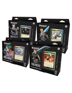Magic: The Gathering - Paquete de 4 Mazos Comandante Final Fantasy