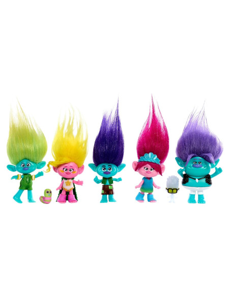 Juguetes Mattel DreamWorks Trolls Paquete Mejores Amigos 7 Figuras