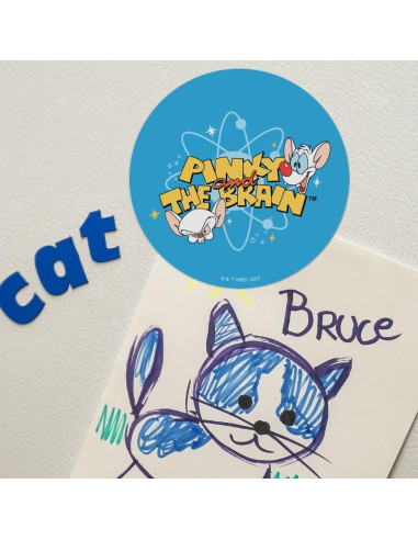 Imán de Vinilo Pinky y el Cerebro 14cm - Graphics & More