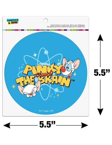 Imán de Vinilo Pinky y el Cerebro 14cm - Graphics & More