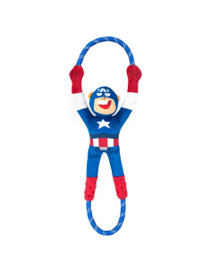 Juguete para Perros ZippyPaws RopeTugz Capitán América 66cm
