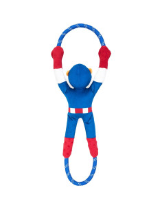 Juguete para Perros ZippyPaws RopeTugz Capitán América 66cm 2