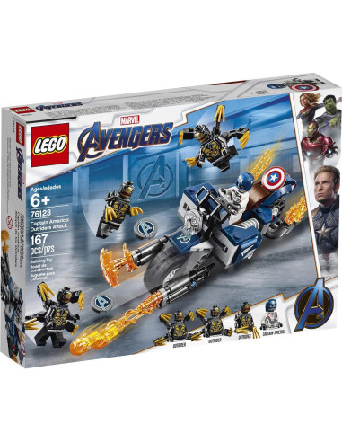 LEGO Marvel Avengers 76123 Ataque de Outriders - 167 Piezas