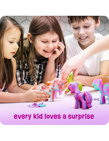 Huevo de Hatching Unicornio Dan&Darci - Paquete de 6 - Crece 600%