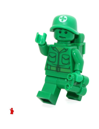 Mini Figura LEGO Toy Story Soldado Verde Médico 5cm