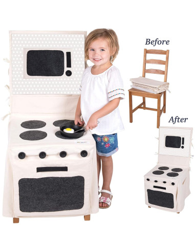 Juego de Cocina PopOhVer para Niños - Funda de Silla 1.25 kg