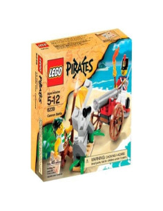 LEGO Batalla de Cañón Pirata 6239 - 45 Piezas