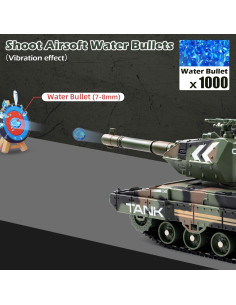 Tanque RC Supdex 1/24 con Disparo de BBS y Efectos 2