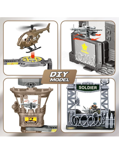 Conjunto de Juguetes de Soldados del Ejército JASSKKBO 88 en 1